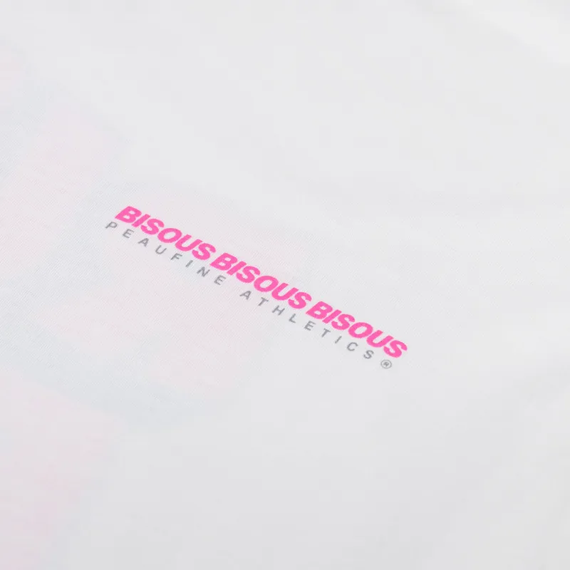 Peaufine x Bisous Wood T Shirt Off White-5