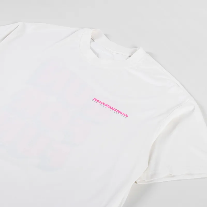 Peaufine x Bisous Wood T Shirt Off White-3
