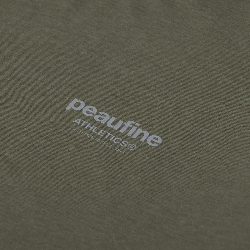 Peaufine Wood T Shirt Night Run Reflective Khaki-5