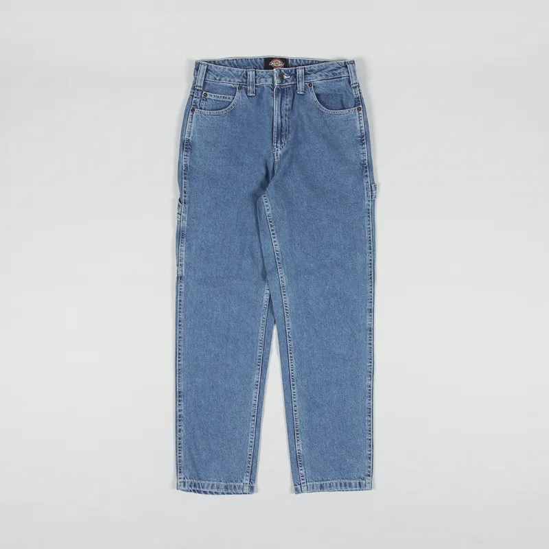 Dickies Womens Ellendale Denim Pant Classic Blue-3