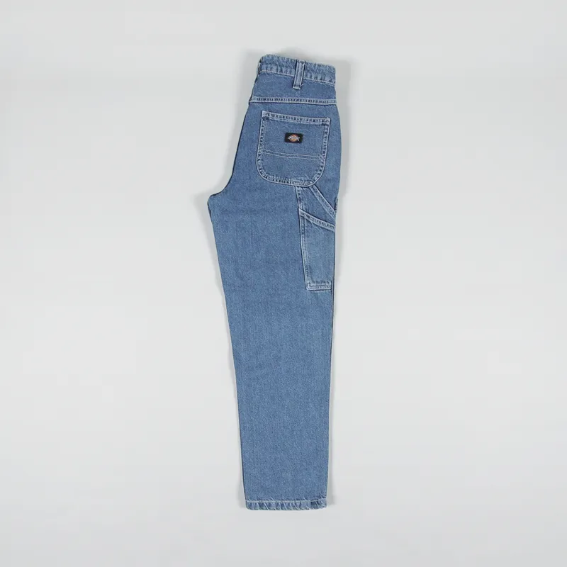 Dickies Womens Ellendale Denim Pant Classic Blue-4