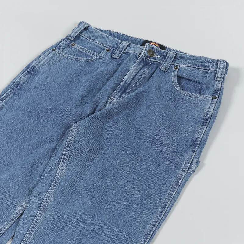 Dickies Womens Ellendale Denim Pant Classic Blue-9