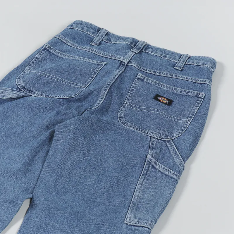 Dickies Womens Ellendale Denim Pant Classic Blue-8