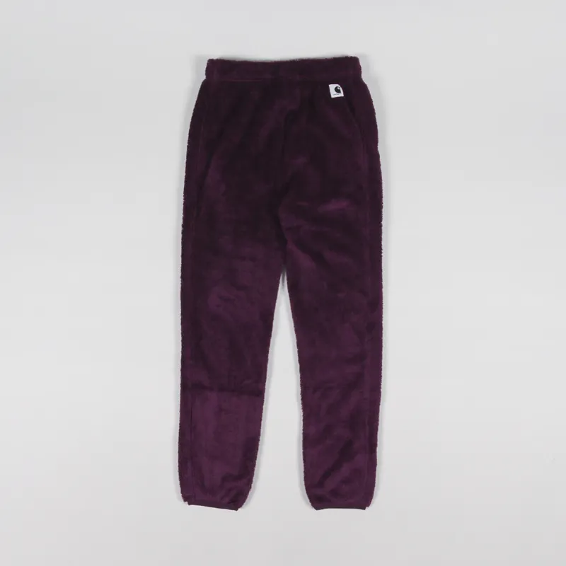 Carhartt WIP Womens Fernie Sweat Pant Boysenberry Black-3