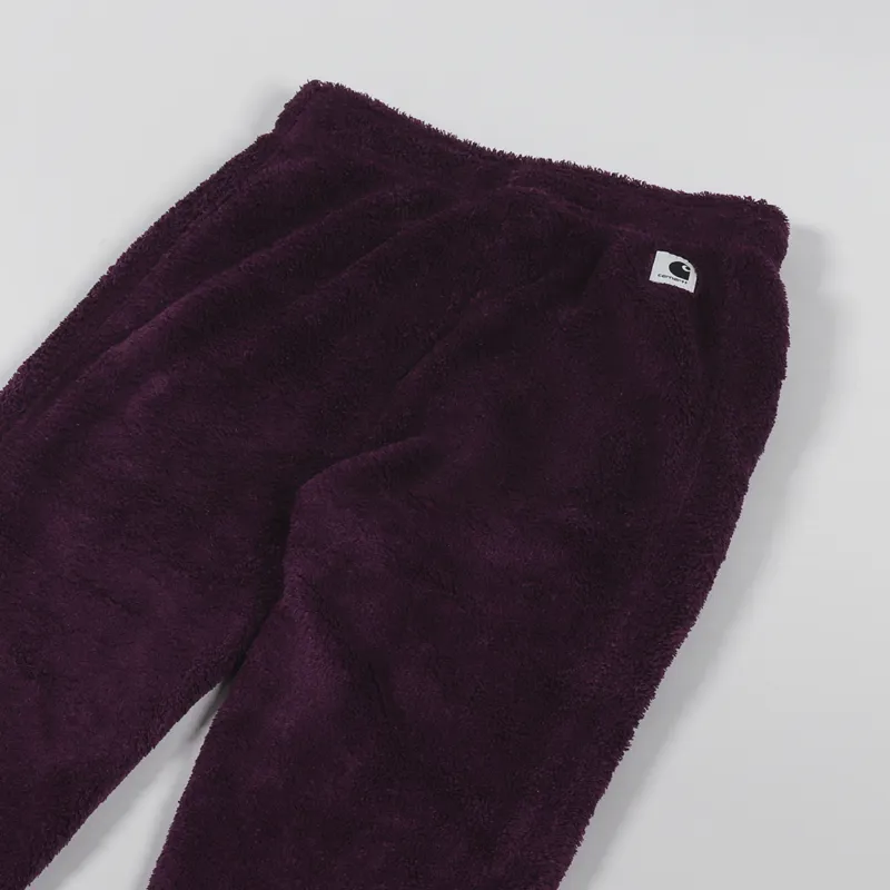 Carhartt WIP Womens Fernie Sweat Pant Boysenberry Black-8
