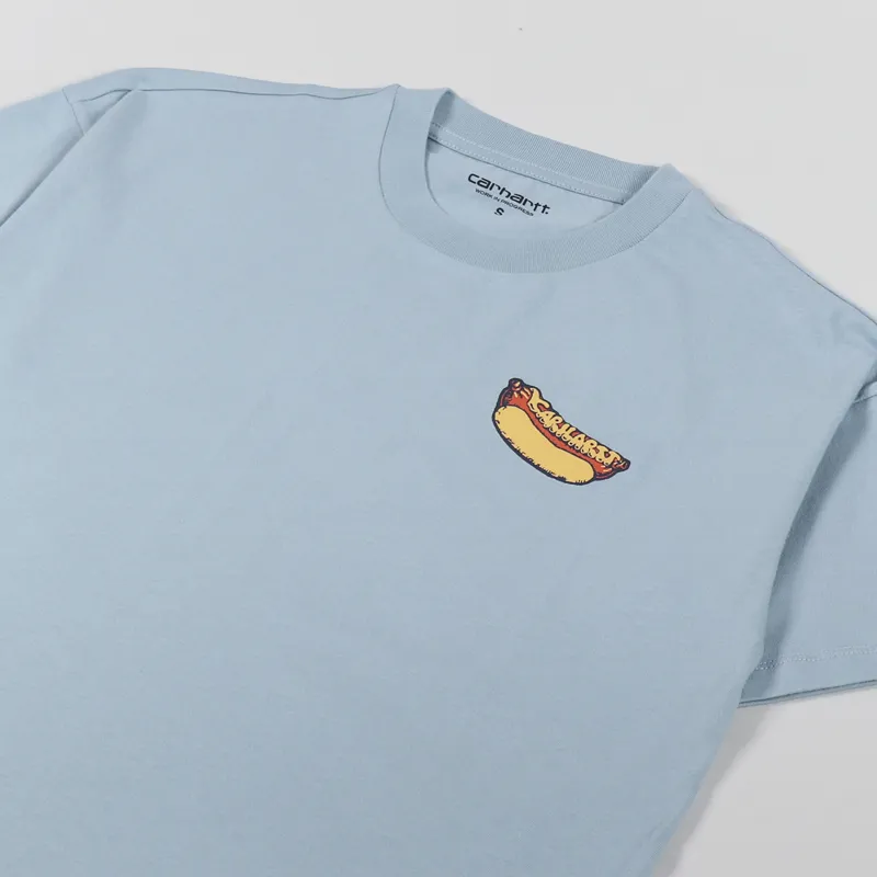Carhartt WIP Womens Flavor T Frosted Blue-4