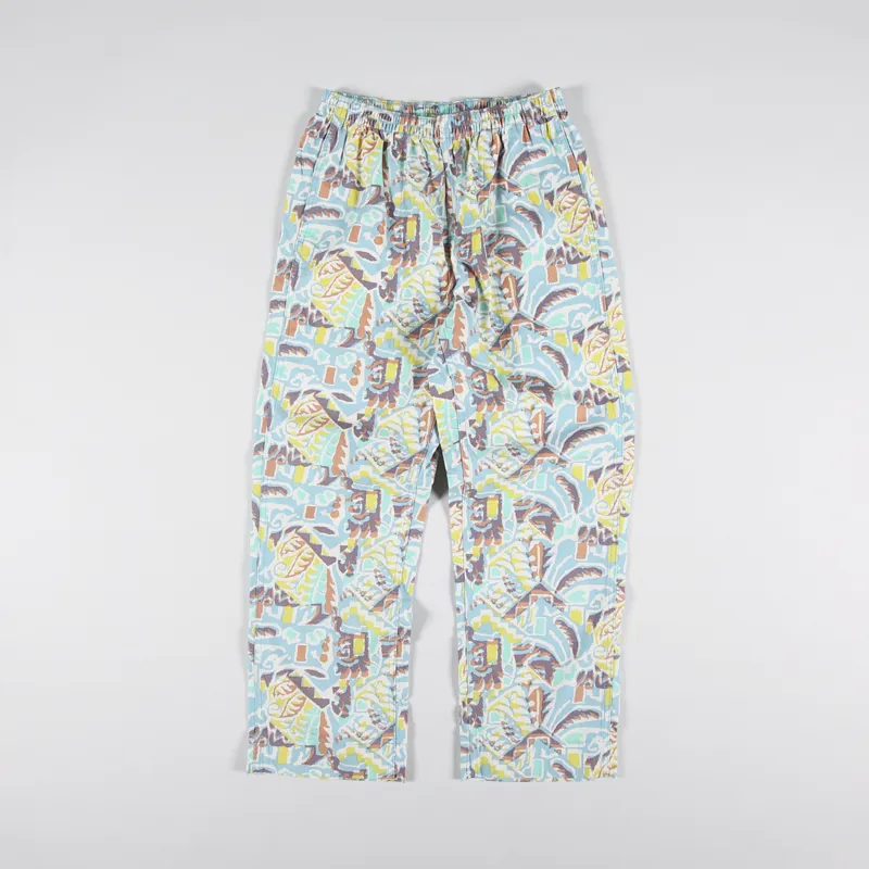 Patagonia Womens Funhoggers Pants Thriving Planet Lago Blue-1