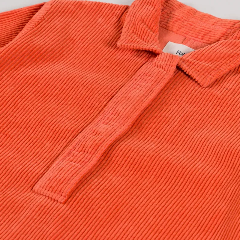 Folk Womens A Line Zip Dress Vermillion Cord-5