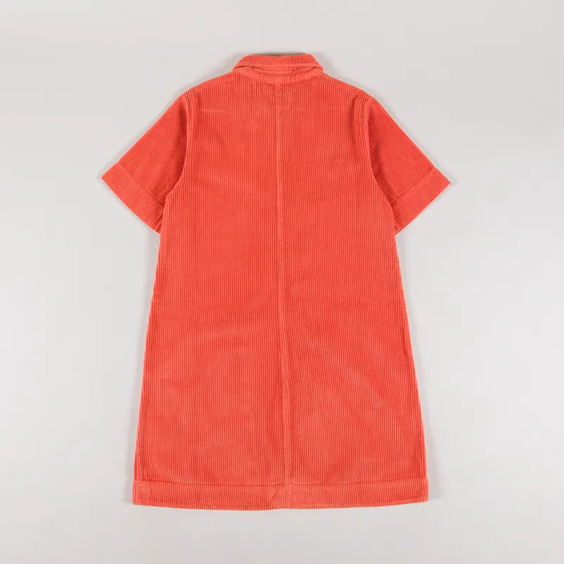 Folk Womens A Line Zip Dress Vermillion Cord-1