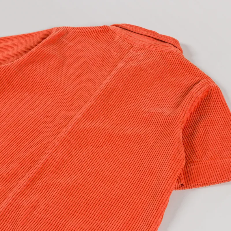 Folk Womens A Line Zip Dress Vermillion Cord-3