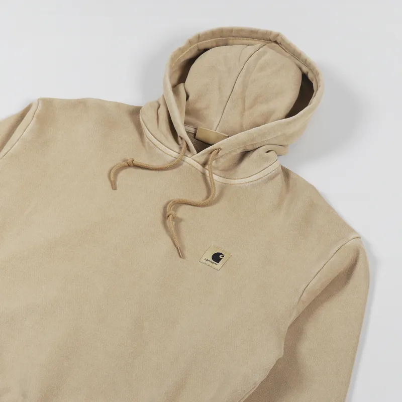 Carhartt WIP Womens Hooded Nelson Sweat Dusty H Brown-5