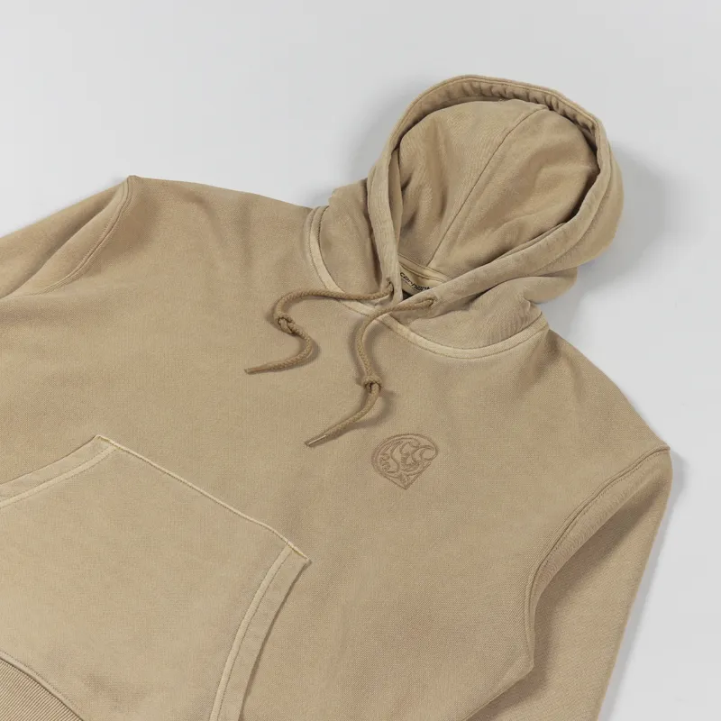 Carhartt WIP Womens Hooded Verse C Sweat Dusty Hamilton Brown-2