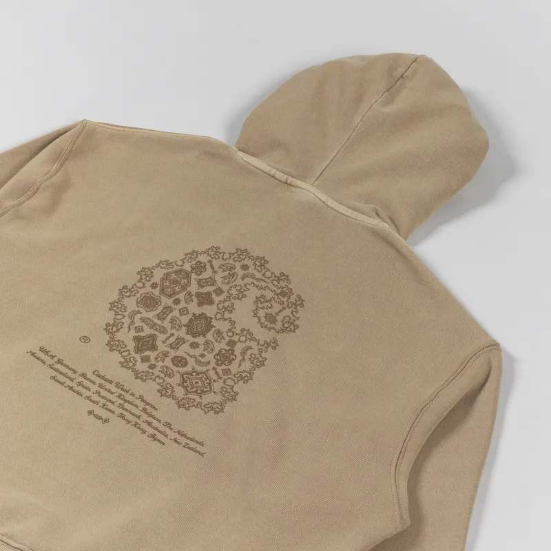 Carhartt WIP Womens Hooded Verse C Sweat Dusty Hamilton Brown-5
