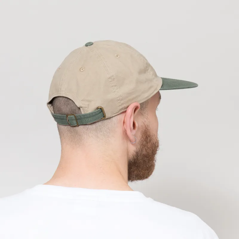 thisisneverthat Washed T Logo Cap Beige Moss-2