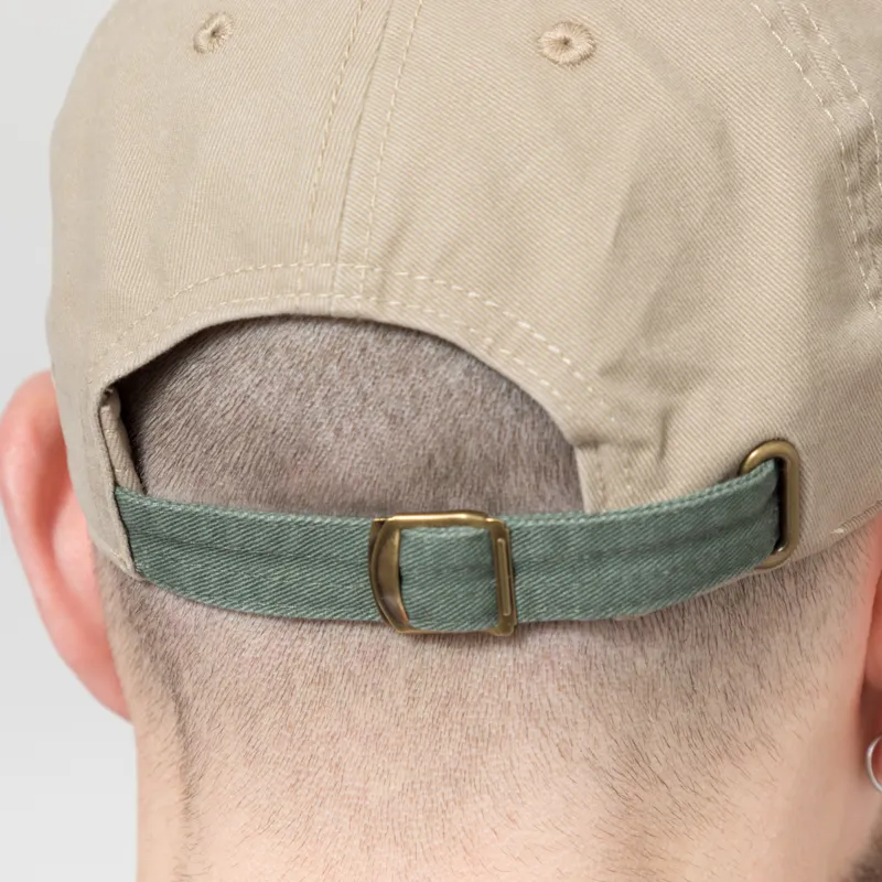 thisisneverthat Washed T Logo Cap Beige Moss-4