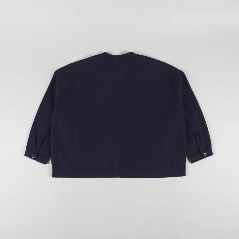 L.F. Markey Womens Wide Chore Coat Navy-1