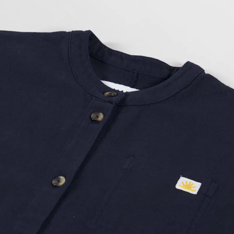 L.F. Markey Womens Wide Chore Coat Navy-3