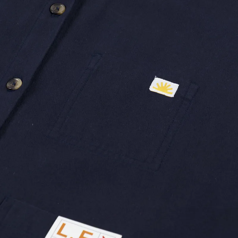 L.F. Markey Womens Wide Chore Coat Navy-5