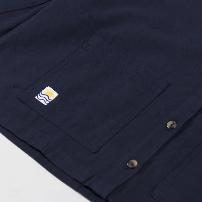 L.F. Markey Womens Wide Chore Coat Navy-7