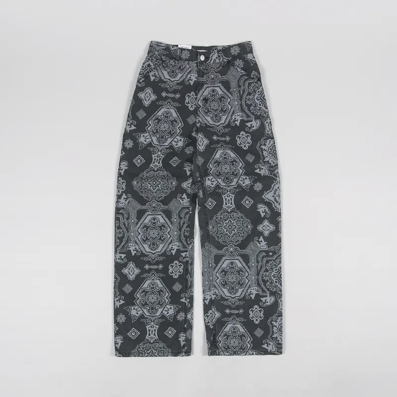 Carhartt WIP Womens Jens Pant Verse Print Black-5