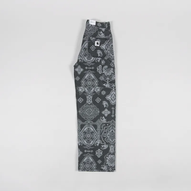 Carhartt WIP Womens Jens Pant Verse Print Black-6
