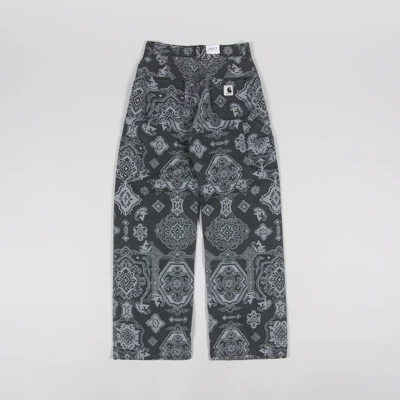 Carhartt WIP Womens Jens Pant Verse Print Black