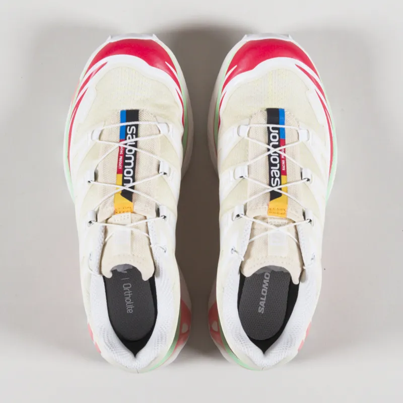 Salomon Womens XT-6 Shoes Trainers Shortbread Poppy Red