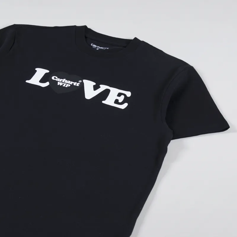 Carhartt WIP Womens Love T Shirt Black-4