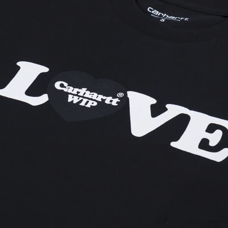 Carhartt WIP Womens Love T Shirt Black-3
