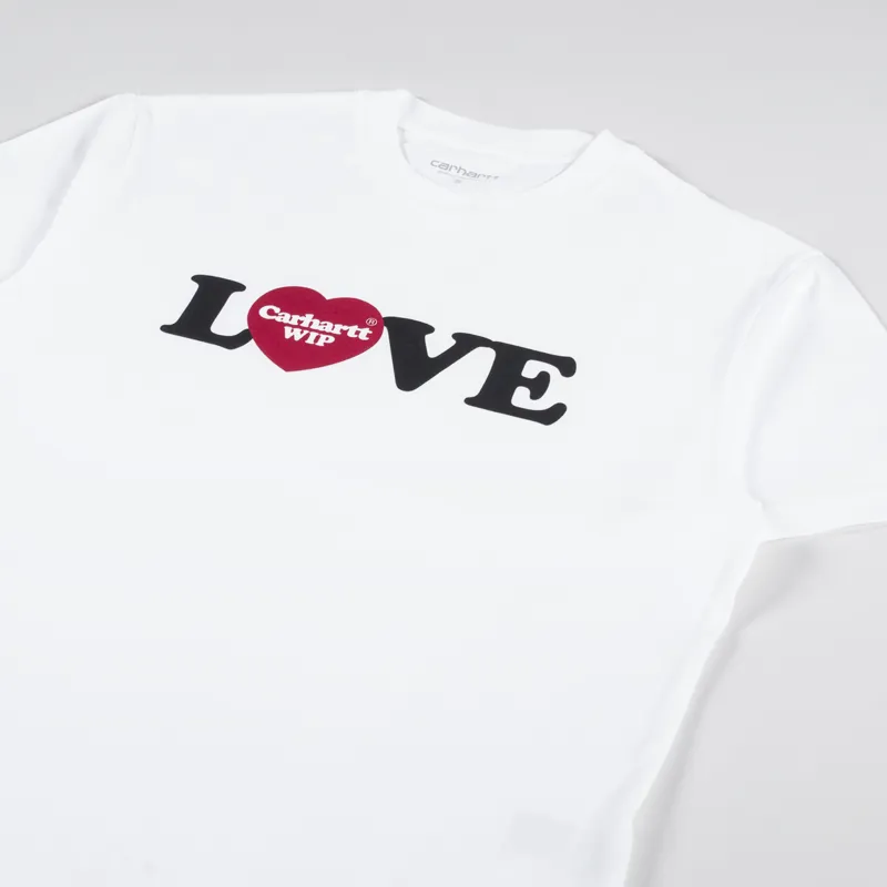 Carhartt WIP Womens Love T Shirt White-3
