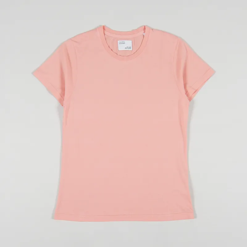 Colorful Standard Womens Light Organic T Shirt Bright Coral