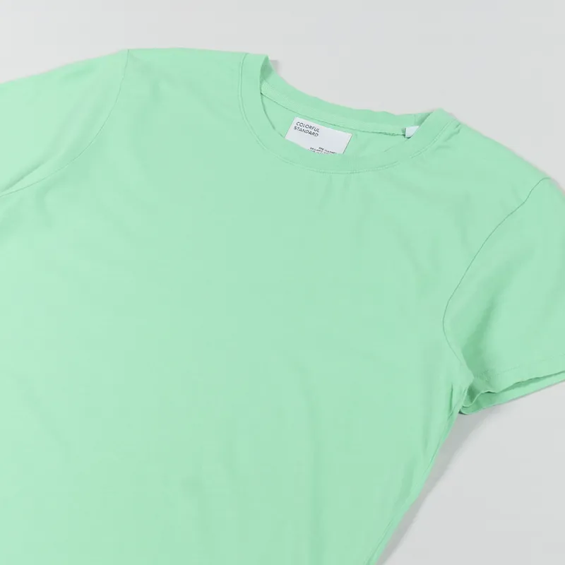Colorful Standard Womens Light Organic T Shirt Spring Green-3