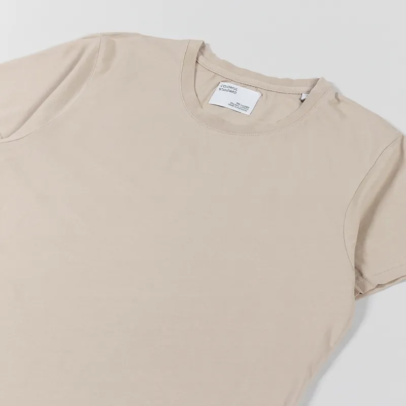 Colorful Standard Womens Light Organic T Shirt Honey Beige-3