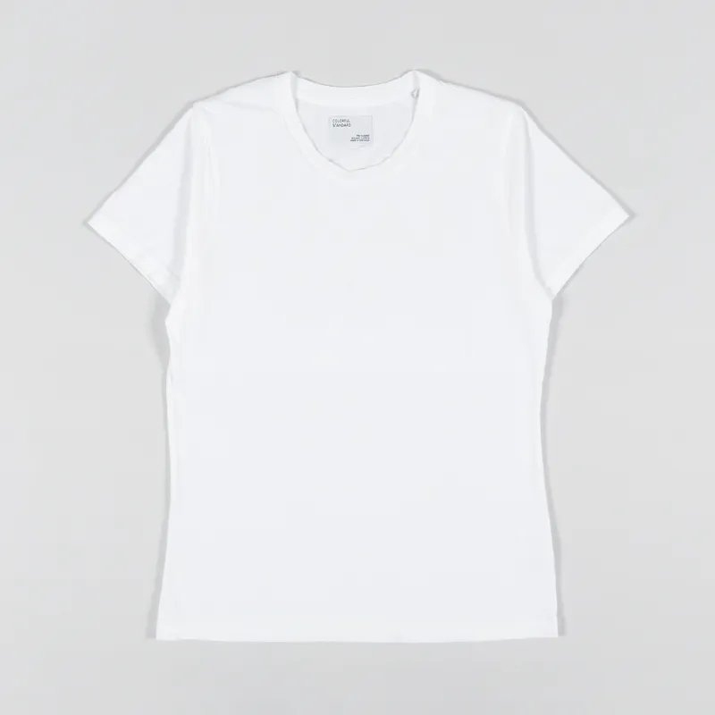 Colorful Standard Womens Light Organic T Shirt Optical White