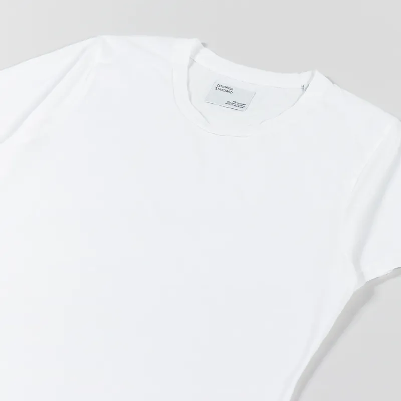 Colorful Standard Womens Light Organic T Shirt Optical White-3