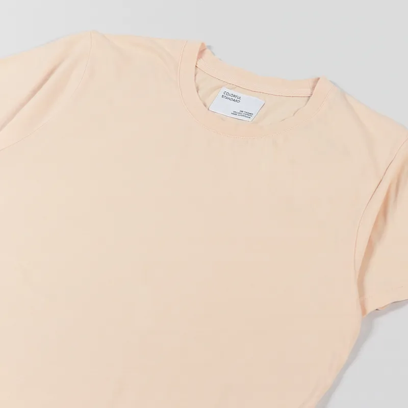 Colorful Standard Womens Light Organic T Shirt Paradise Peach-3