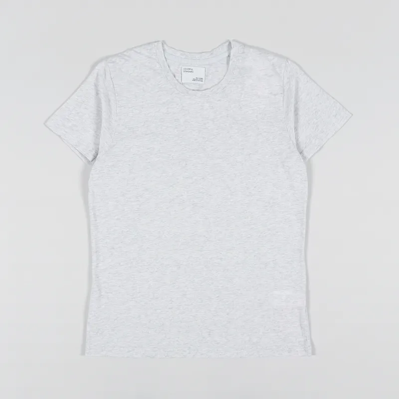 Colorful Standard Womens Light Organic T Shirt Snow Melange