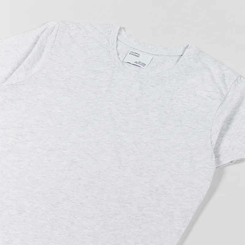 Colorful Standard Womens Light Organic T Shirt Snow Melange-3
