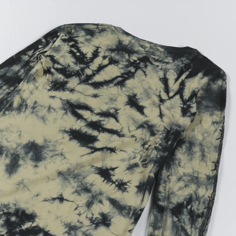 Aries Womens Lightweight Metal Tie Dye Long Sleeve Dress Multi-5