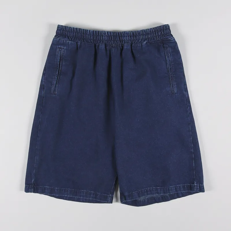 Carhartt WIP Womens Lovilia Short Blue Stone Washed