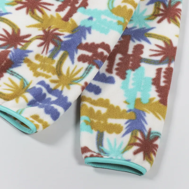 Patagonia Womens Lightweight Synchilla Snap-T Fleece Pullover Tree Connection Big Fresh Teal-8