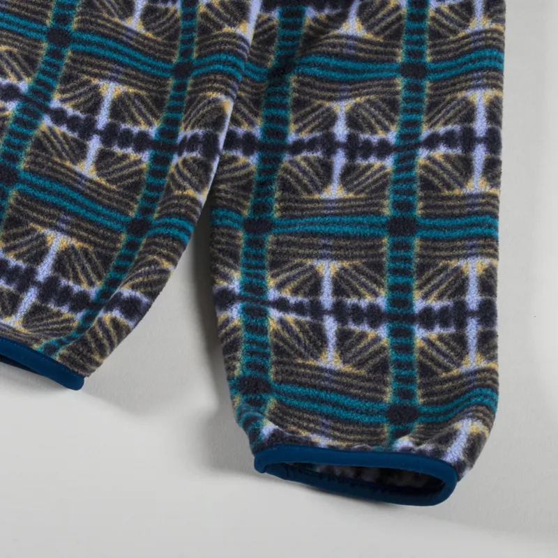 Patagonia Womens Lightweight Synchilla Snap-T Fleece Pullover Snow Beam Pale Periwinkle-9