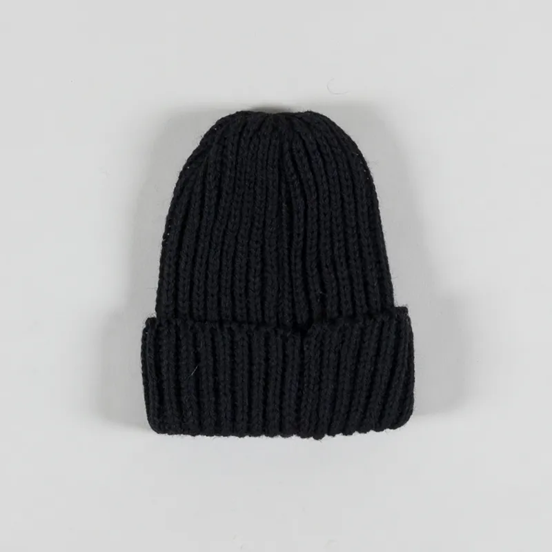 Cafe Mountain Wool Toque Beanie Black-1