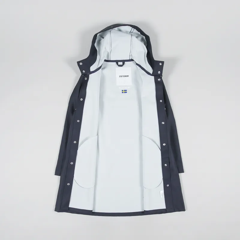 Stutterheim Womens Mosebacke Jacket Navy-3