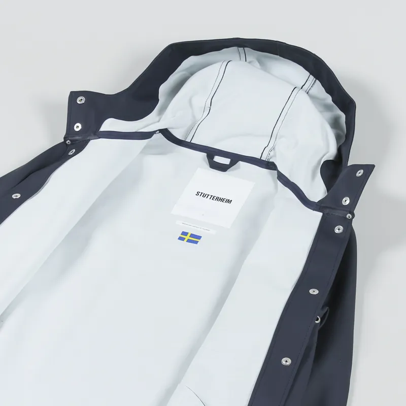 Stutterheim Womens Mosebacke Jacket Navy-6