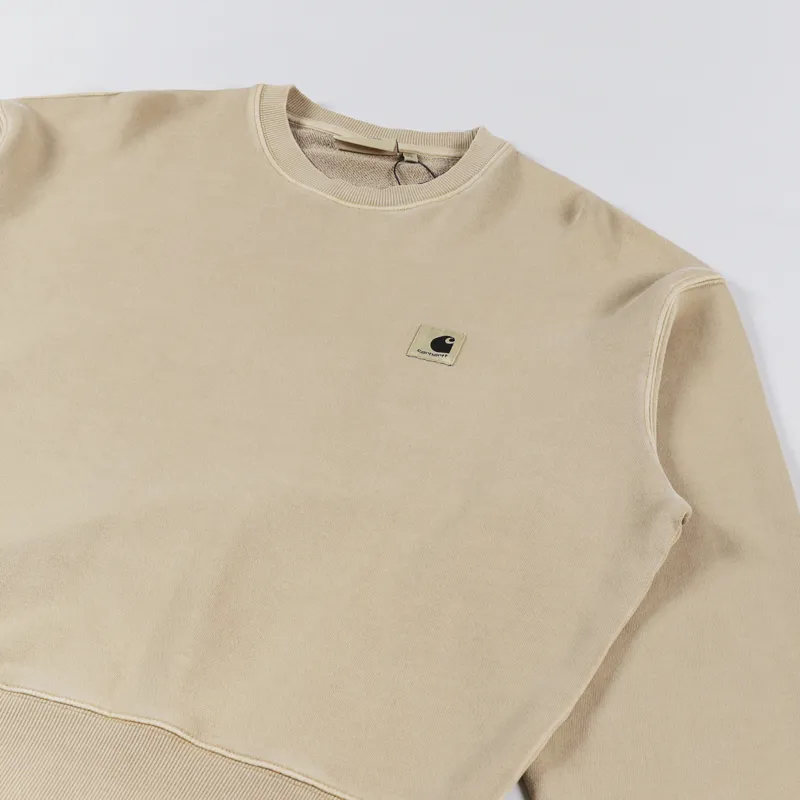 Carhartt WIP Womens Nelson Sweatshirt Dusty H Brown-4