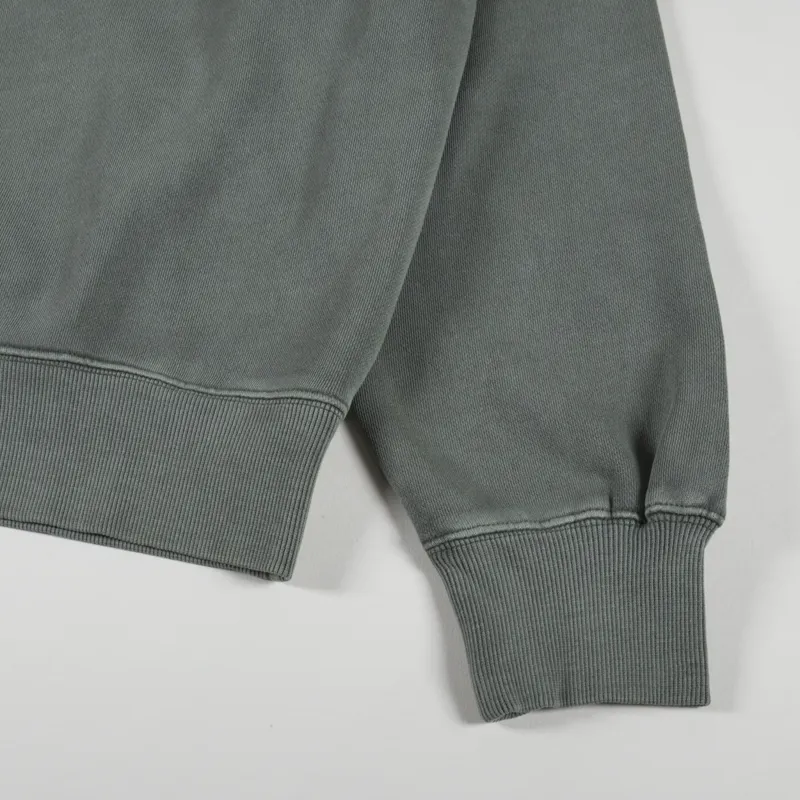 Carhartt WIP Womens Nelson Sweatshirt Smoke Green-6