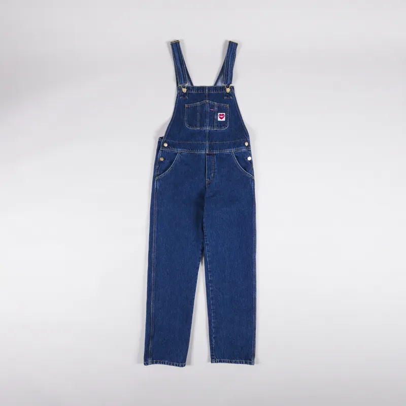 Carhartt WIP Womens Nash Overall Straight Blue Stone Washed