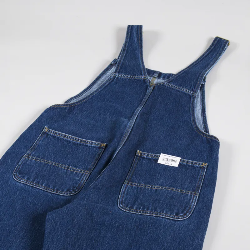 Carhartt WIP Womens Nash Overall Straight Blue Stone Washed-10
