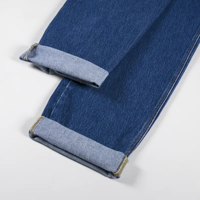 Carhartt WIP Womens Nash Overall Straight Blue Stone Washed-8